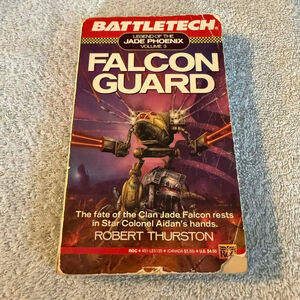 Battletech Falcon Guard Sci-Fi Novel One Size Blue Red ISBN is 0-451-45129-5